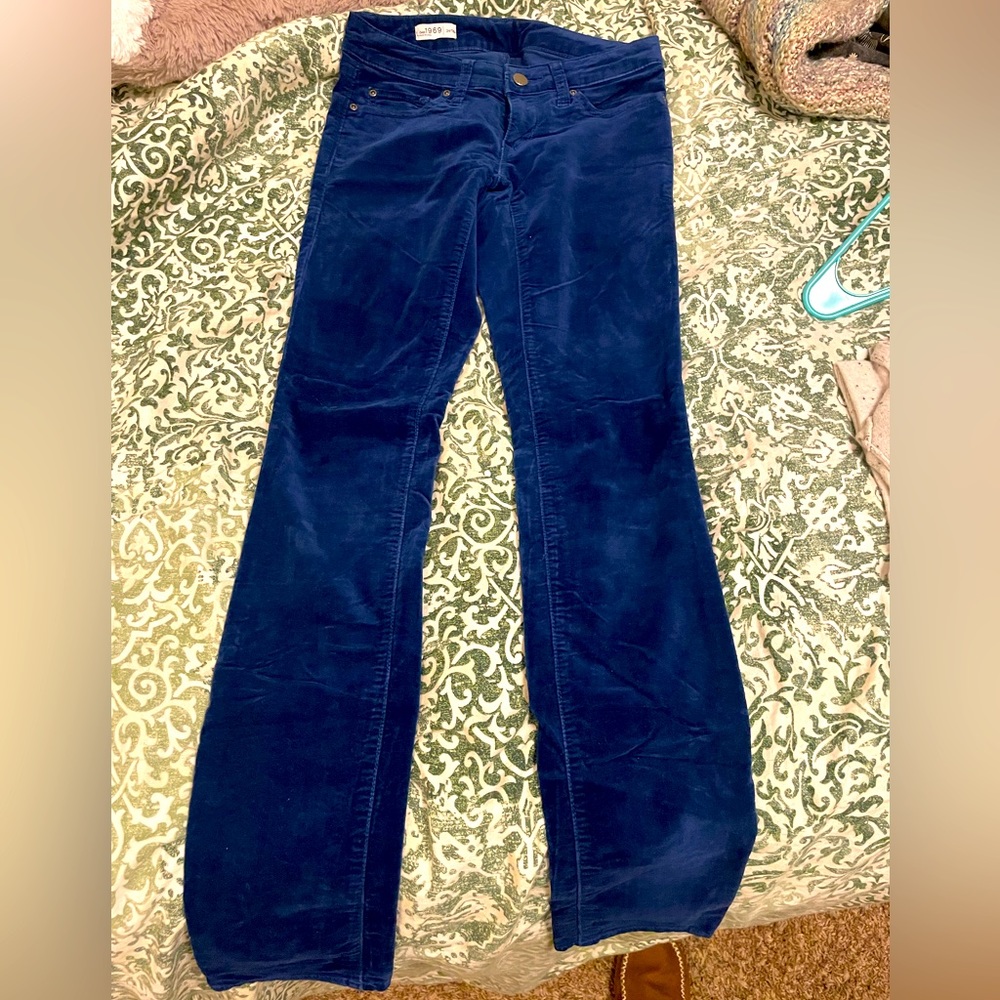 Gap Royal Blue Corduroy Pants